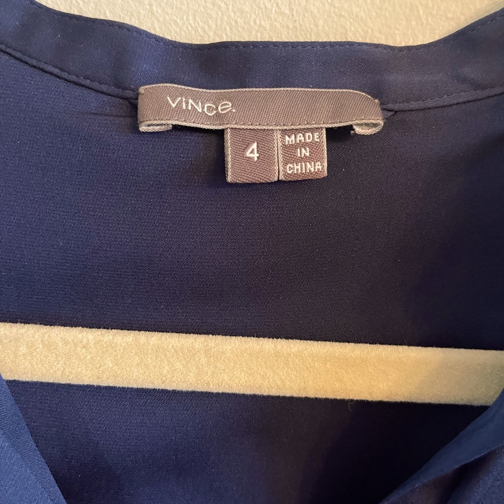 Vince silk short dress
